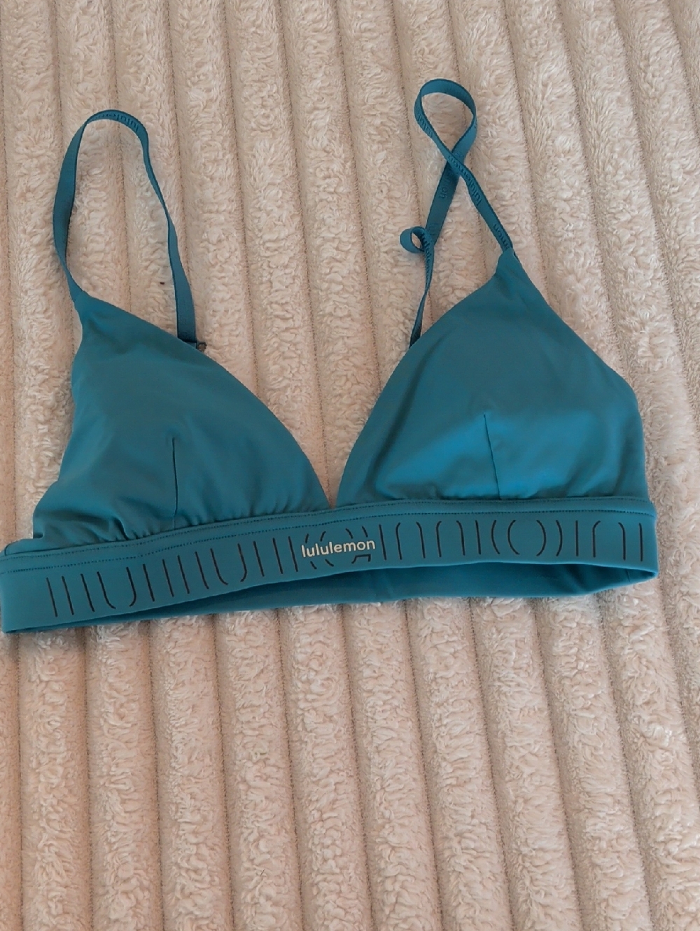 Lululemon Teal Triangle Bralette